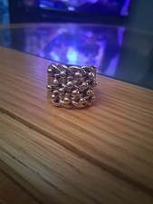 Mens 9ct gold keeper ring - mens,