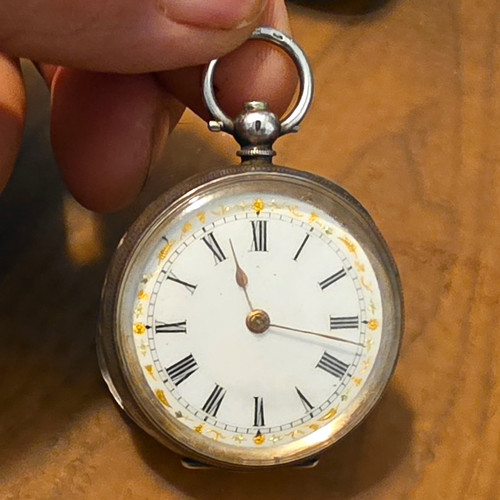 Silver full hunter mechanical - silver,