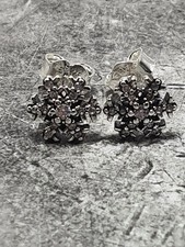 Pandora Snowflake Stud Earrings Used