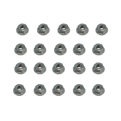 20x hexagon collar nut - nut, m6