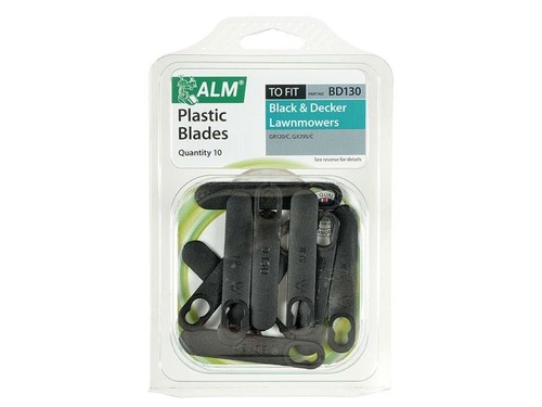 Plastic mower blades black - mower,