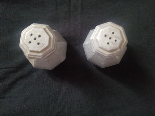 Vintage salt pepper - pepper, shakers