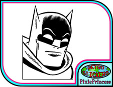 Batman K Vinyl Sticker Wall