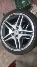 MERCEDES A CLASS CLA W176 18" AMG 4 x ALLOYS WHEELS RIMS DIAMOND CUT GREY
