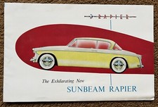 SUNBEAM RAPIER Sales Brochure