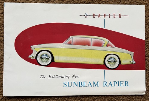 Sunbeam rapier sales - sales, brochure