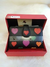 Visconti Ladies Leather Purse LV4 Love Hearts 14cm x 9.5cm