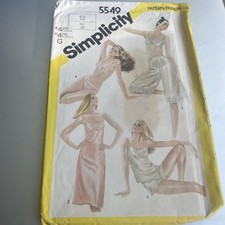Simplicity 5549 Sewing Pattern