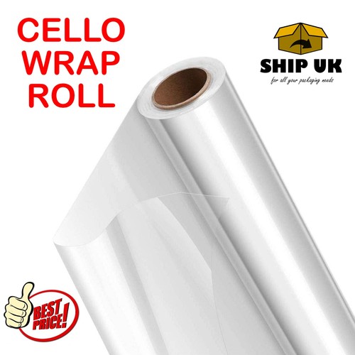 Clear cellophane florist wrap - clear,