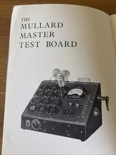 Mullard master test - master,