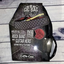 Gig Bag Coffin Case Officially Licensed Rock Band & Guitar Hero New 2008 xbox ps