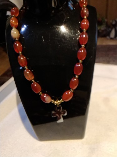 Necklace best carnelian - necklace, of