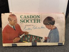Casdon Soccer 60s Football Game-Bobby Charlton's Signature- Great Condition