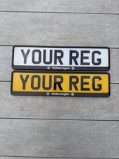 Volkswagen number plate frames - plate,