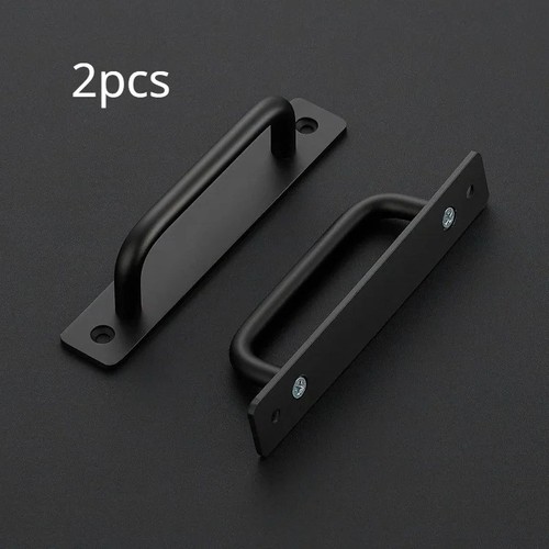 2pcs black door pull handles - door,