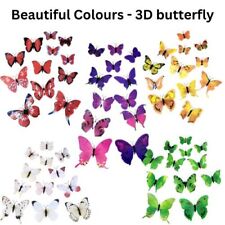 12 x 3D Butterfly Wall