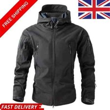 Men's Winter Fleece Jacket Tactical Waterproof Outdoor Hiking Fishing Hunting Co