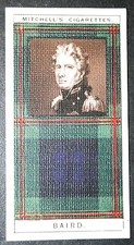 BAIRD  Clan Tartan   Vintage 1920's Card  CE25