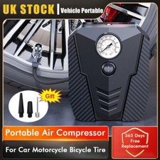 12V Electric Car Tyre Inflator Portable Pump 150PSI Compressor Corded For Car ~