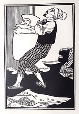 1897 WILLIAM STRANG R.A. (1859-1921)  ZINCOGRAPH from the "ALI BABA..." series.