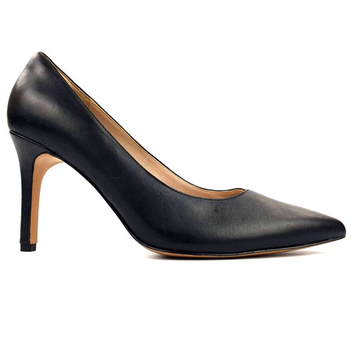 Clarks court heels black - clarks,