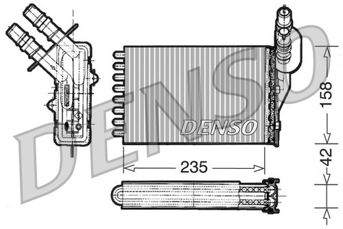 Heater fits renault clio - fits, ii