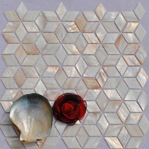11pcs rhombus shell mosaic - shell,