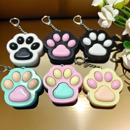 Cartoon kawaii cat claw button - claw,