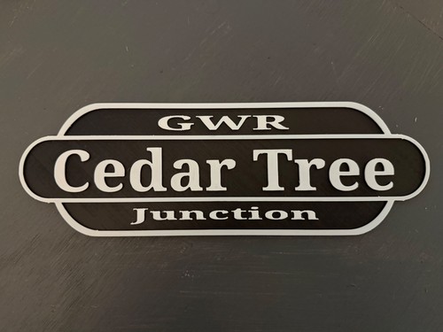 Personalised railway sign - railway,