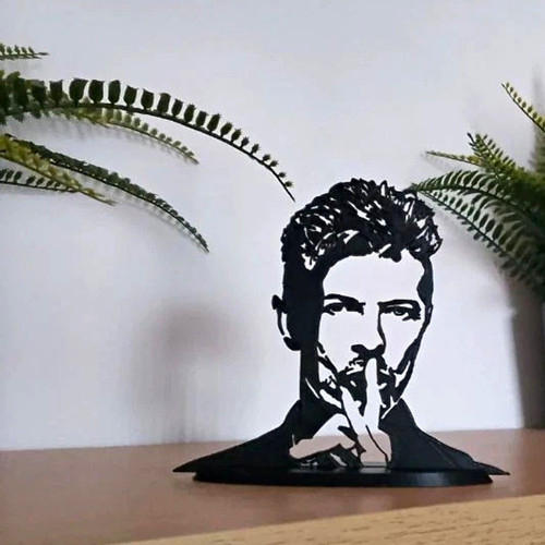 David bowie silhouette - david,