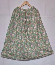 Indian Cotton Green Floral