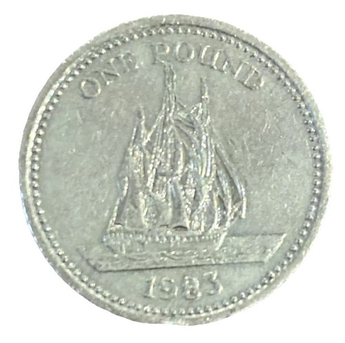 Guernsey 1983 pound coin - 1,