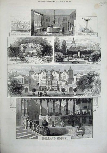 Original old antique print - original,