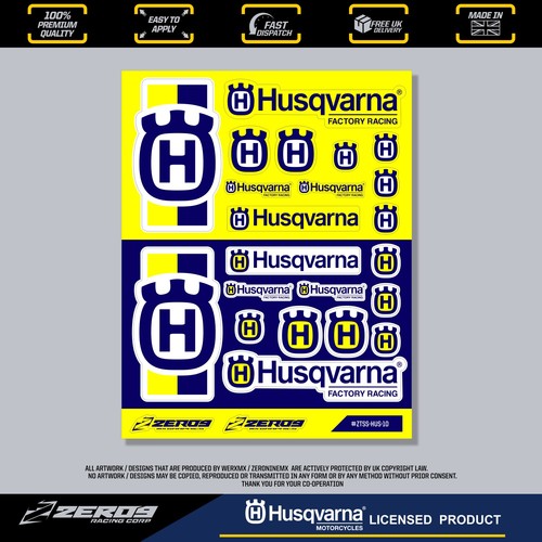 Husqvarna stickers motocross - stickers,,
