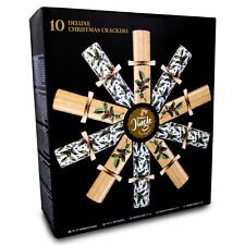 Christmas Crackers - 10 x 14" Christmas Crackers - Gold and White Holly