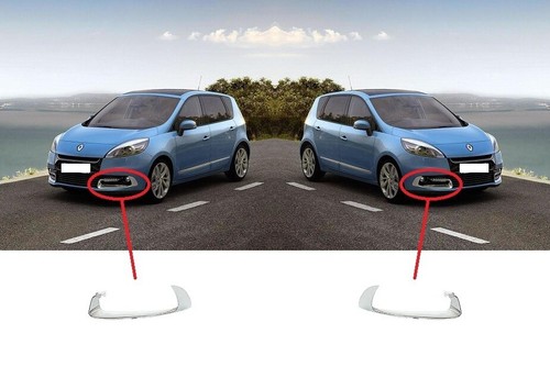 Front bumper foglight grille - bumper,
