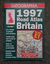 Geographia 1997 Road Atlas Britain -mainly 4 miles to 1 inch, single owner, good