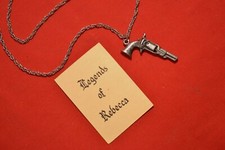 Antique Percussion Revolver PEWTER AMULET by Legends of Rebecca 1 1/2"