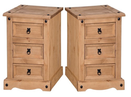 Corona bedside cabinet - cabinet, narrow