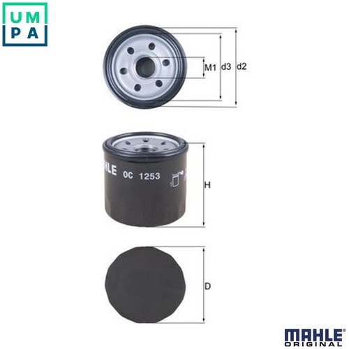 Oil filter 1253 - oc, suzuki