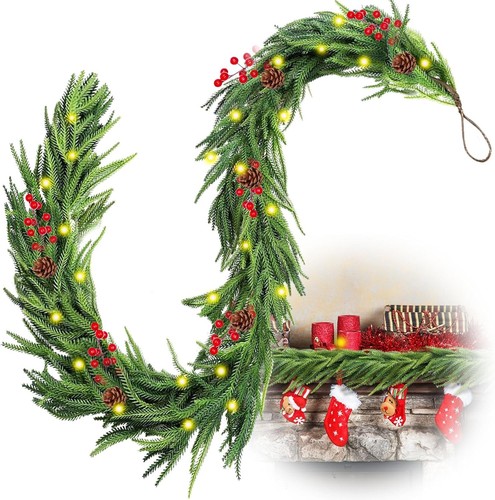 Christmas garland norfolk pine - garland,