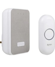 Byron Wireless Plug in Doorbell Set 150 m Range DBY-22322UK BNIB
