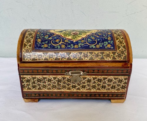 Vtg persian khatam - persian, marquetry