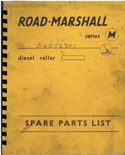 ROAD MARSHALL MPJ DIESEL ROLLER (WITH PERKINS ENGINE) FACTORY PARTS CATALOGUE