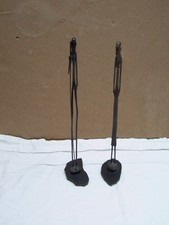 Two Fine Carved Tall African