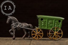 Antique Cast Iron Horse-Drawn