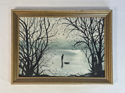 Vintage 1985 original oil - vintage,