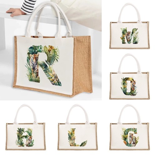 Large jute hessian shopping - large,