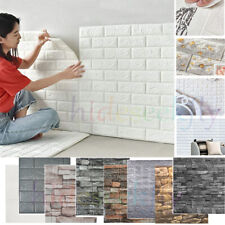 100PCS Stick On Tiles Self Adhesive Kitchen Bathroom.3D Wall Sticker Tiles Decor