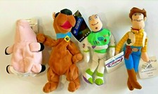 TOY STORY BUZZ HAMM WOODY  SCOOBY DOO PLUSH TOY EXCLUSIVE THE DISNEY STORE